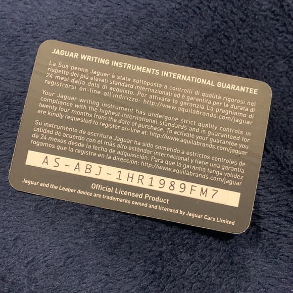 Brand New 💯 Authentic Jaguar Ballpoint pen - Picture 3 of 8